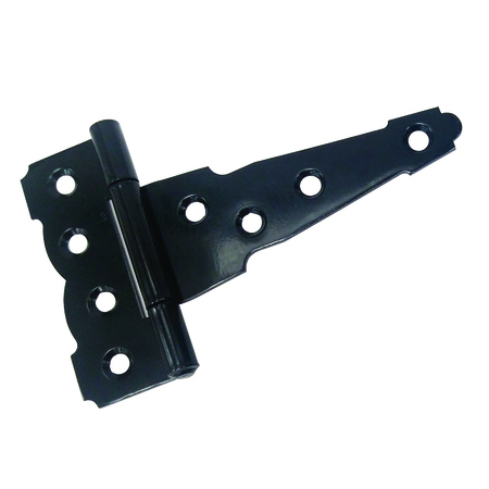 PRIME-LINE Tee Hinge, 4 in. Long Leaf, Steel Construction, Black Painted Finish MP18708-2
